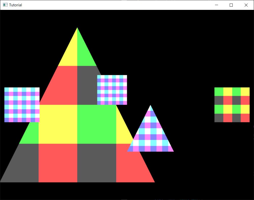 Screenshot of the application with 3D projection and player object slightly moved.