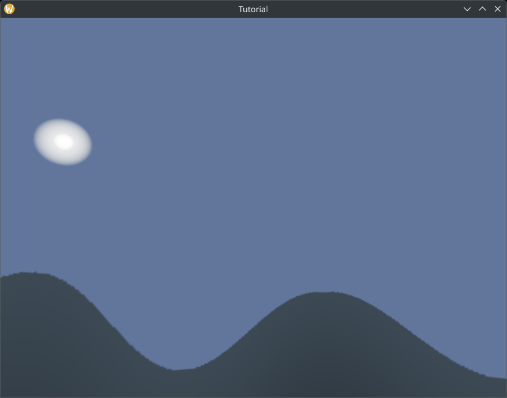 Screenshot of the skydome.