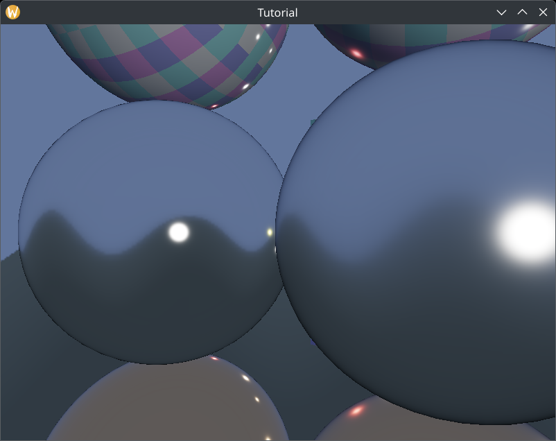 Screenshot of the application with the new minimum roughness