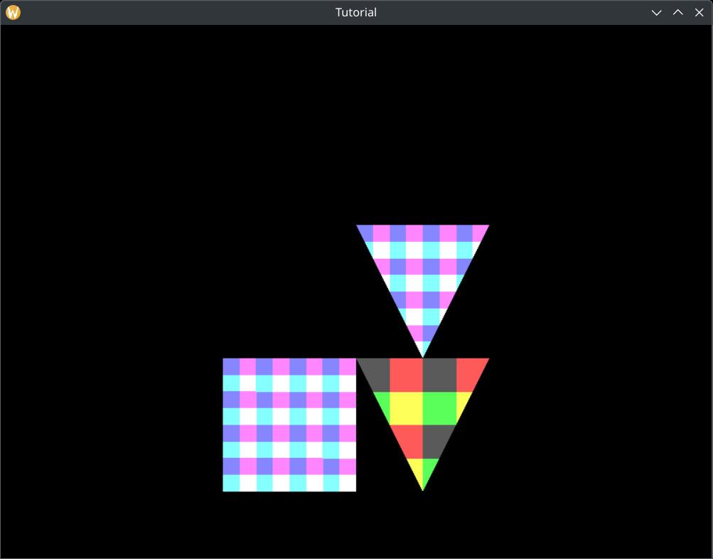 Screenshot of the application with texturing.